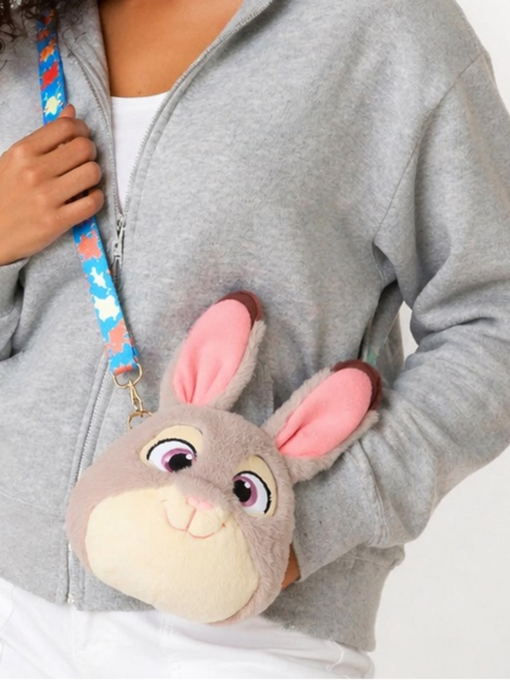 Disney Zootopia Judy Hopps Plush Crossbody Bag Bunny Ears Disney Store